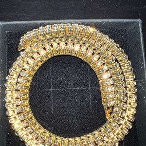 Iced Out Baguette Diamond Chain for Men Silver Gold.